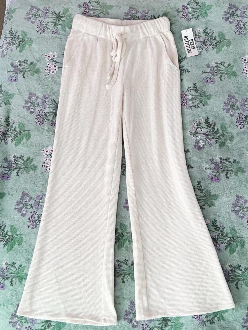 Urban Outfitters Out From Under Lived In Waffle Knit Kick Flare Pant